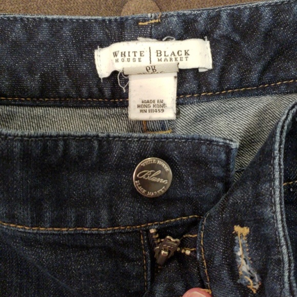 white black market jeans